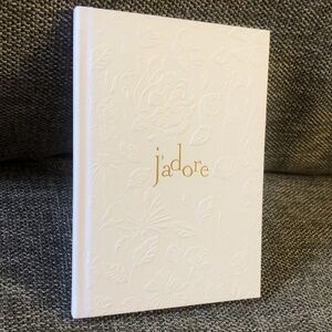 Christian Dior J’adore Floral Notebook White Golden Authentic